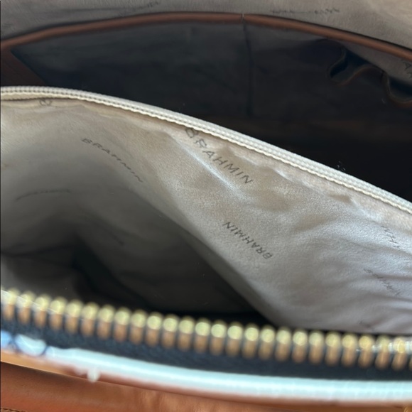 Brahmin Blue Delft Duxbury Tote Floral Blue and White Bag - Picture 8 of 10